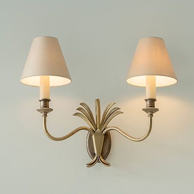 Double Plantation Wall Light 