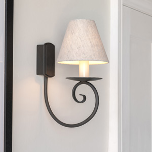 Single Scrolled Wall Light 