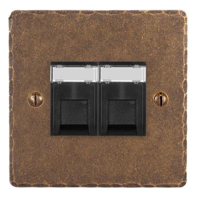 Combined BT Master/RJ45 Socket Hammered Plate