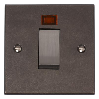 45amp Cooker Switch Steel Bevelled 