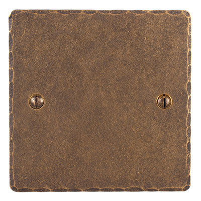 Single Blank Hammered Plate 