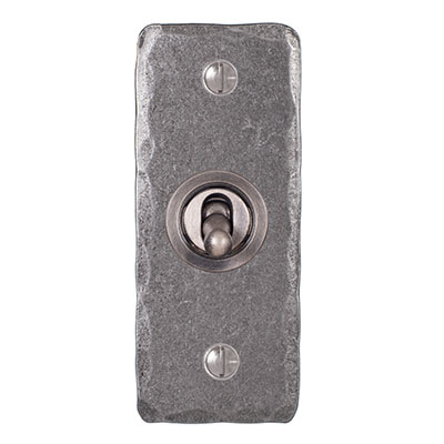 1 Gang Dolly Architrave Switch in Steel with