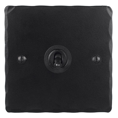 1 Gang Black Dolly Switch Hammered