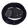 2 Gang Braided 2m Extension Lead in Midnight Blue