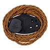 2 Gang Braided 3m Extension Lead in Bronze