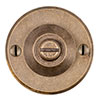 Ellwood Privacy Lock in Antiqued Brass