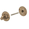 Ellwood Privacy Lock in Antiqued Brass