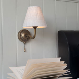 Carrick Pull Cord Wall Light (Up)