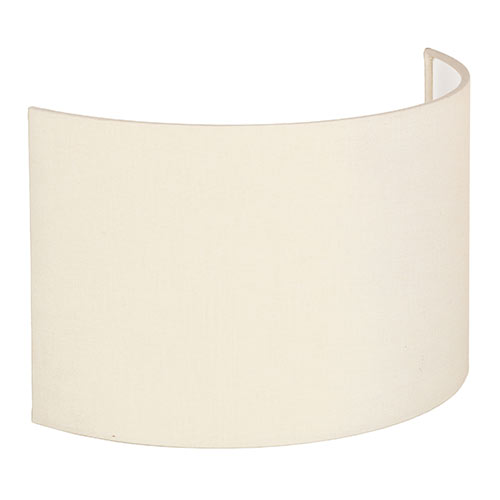 32cm Carlyle Half Shade in Cream Waterford Linen