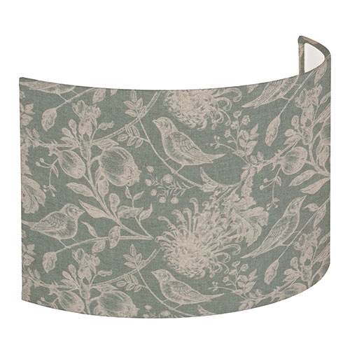 32cm Carlyle Half Shade in Duck Egg Woodland