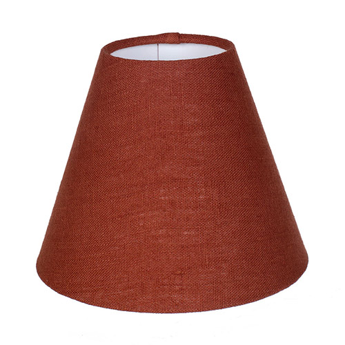 Candle Shade in Paprika Waterford Linen