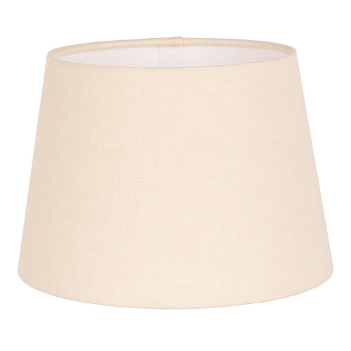 20cm Medium French Drum Shade in Cream Waterford Linen