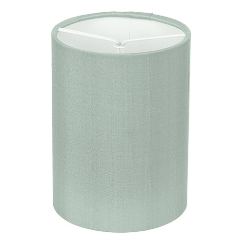 Cylinder Candle Shade in French Grey Silk