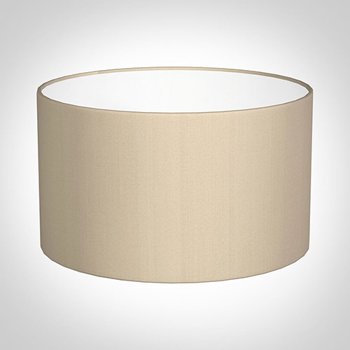 50cm Wide Cylinder Shade in Royal Oyster Silk