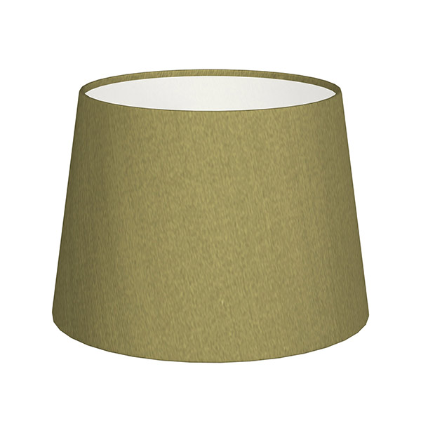 20cm Medium French Drum Shade in Antique Gold Silk