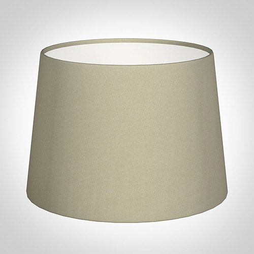 30cm Medium French Drum Shade in Pale Smoke Satin
