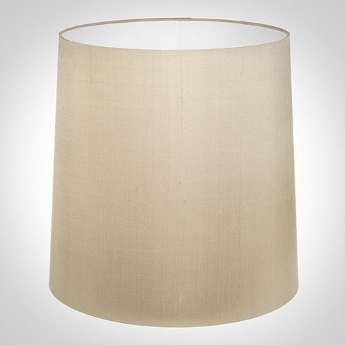40cm Narrow French Drum Shade in Royal Oyster Silk