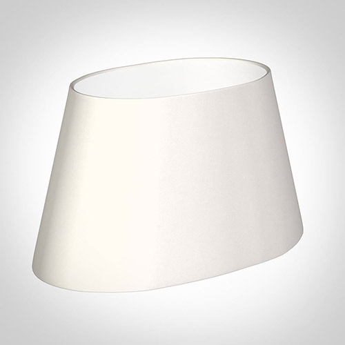 40cm Sloped Oval Shade in Cream Killowen Linen