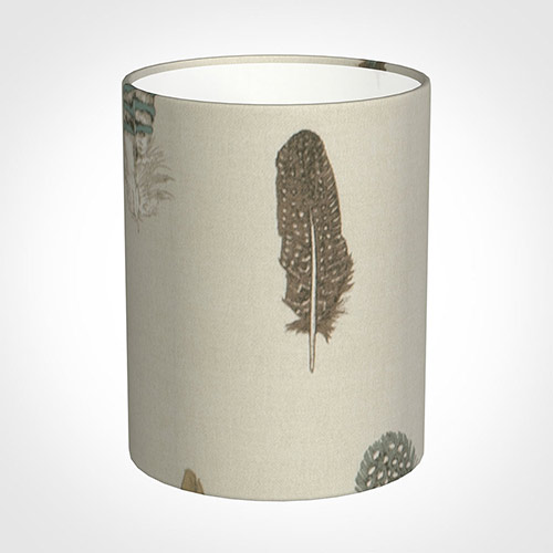 16cm Medium Cylinder Shade in Stone Featherdown