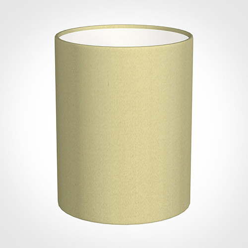 16cm Medium Cylinder Shade in Wheat Faux Silk