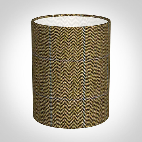 16cm Medium Cylinder in Angus Check Lovat Wool