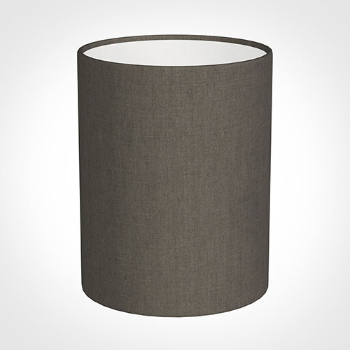 16cm Medium Cylinder Shade in Mouse Waterford Linen