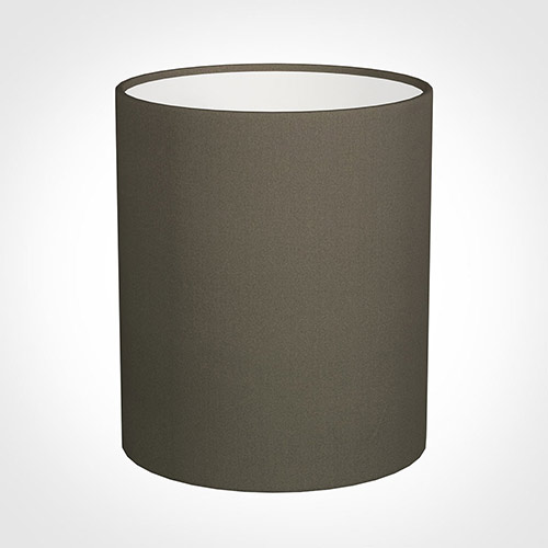 20cm Medium Cylinder Shade in Bark Satin
