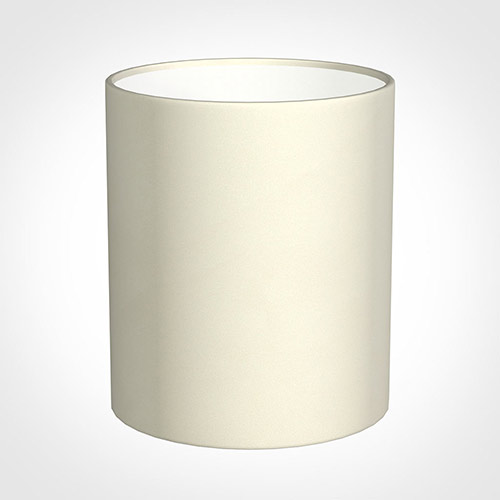 20cm Medium Cylinder Shade in Cream Satin