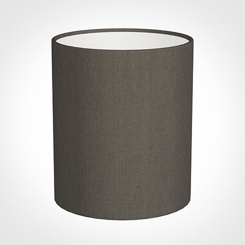 20cm Medium Cylinder Shade in Mouse Waterford Linen