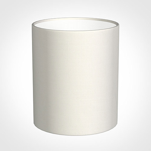 20cm Medium Cylinder Shade in Off White Waterford Linen