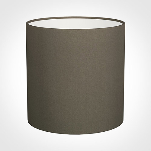 25cm Medium Cylinder Shade in Bark Satin