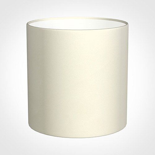 25cm Medium Cylinder Shade in Cream Satin