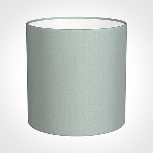 25cm Medium Cylinder Shade in French Grey Silk
