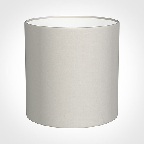 25cm Medium Cylinder Shade in Off White Waterford Linen