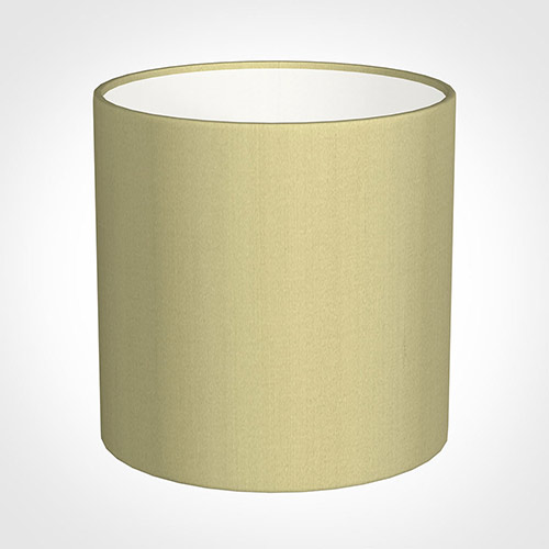30cm Medium Cylinder Shade in Wheat Faux Silk