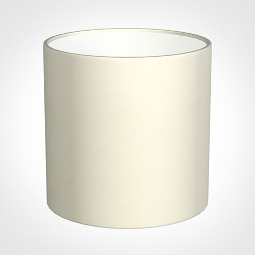 30cm Medium Cylinder Shade in Cream Satin