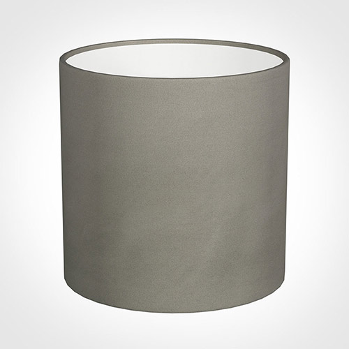 30cm Medium Cylinder Shade in Pewter Satin
