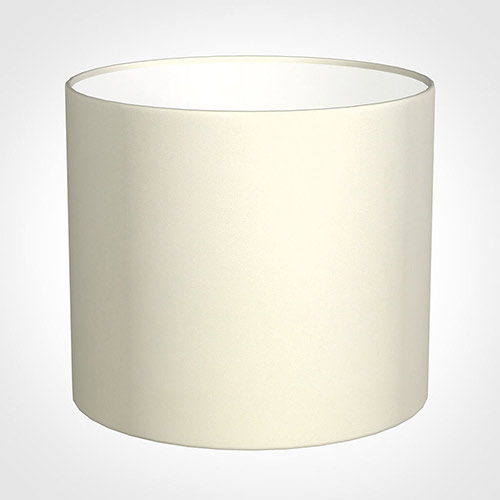 35cm Medium Cylinder Shade in Cream Satin