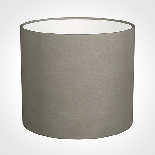 35cm Medium Cylinder Shade in Pewter Satin