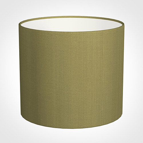 35cm Medium Cylinder Shade in Antique Gold Silk