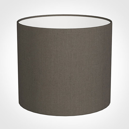 35cm Medium Cylinder Shade in Mouse Waterford Linen