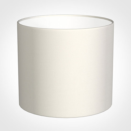 35cm Medium Cylinder Shade in Off White Waterford Linen