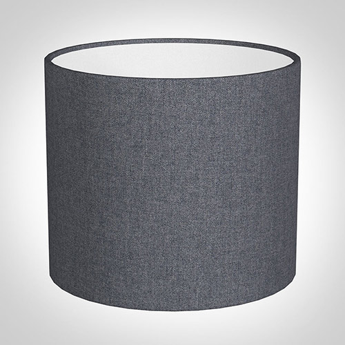 40cm Medium Cylinder in Granite Herringbone Lovat Tweed