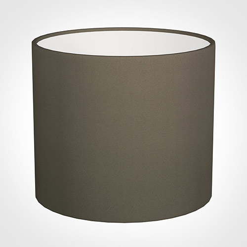 40cm Medium Cylinder Shade in Bark Satin