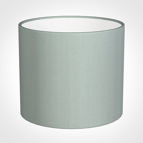 40cm Medium Cylinder Shade in French Grey Silk