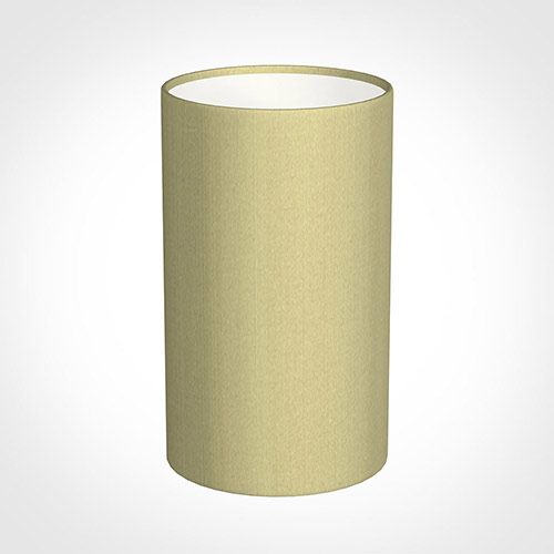 15cm Narrow Cylinder Shade in Wheat Faux Silk