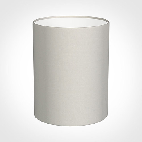 20cm Narrow Cylinder Shade in Off White Waterford Linen