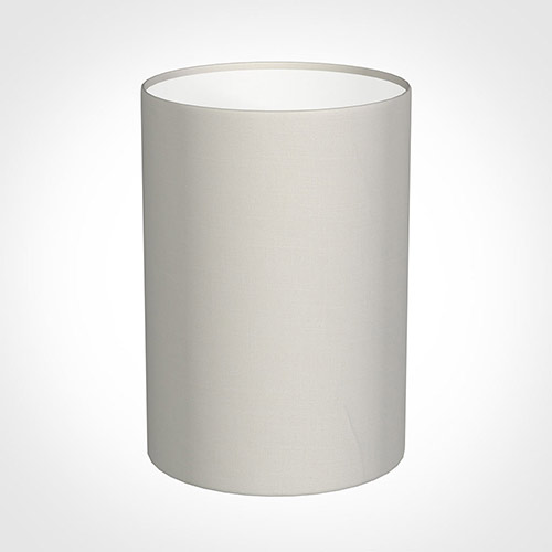 25cm Narrow Cylinder Shade in Off White Waterford Linen
