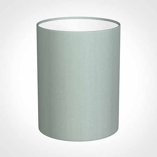 30cm Narrow Cylinder Shade in French Grey Silk