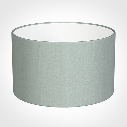 20cm Wide Cylinder Shade in French Grey Silk